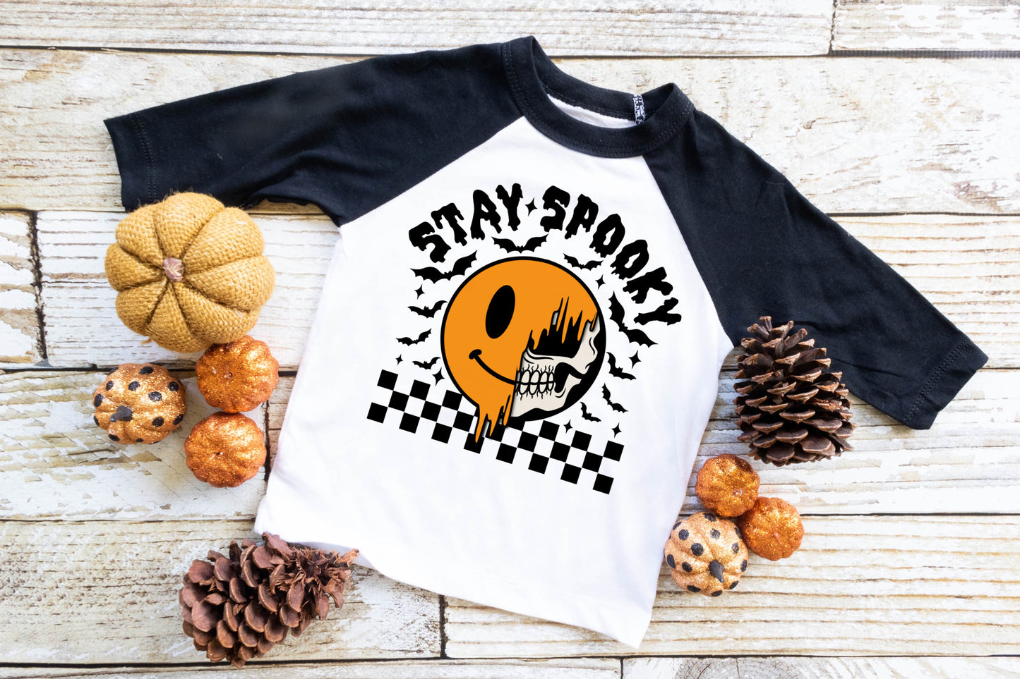 Stay spooky raglan