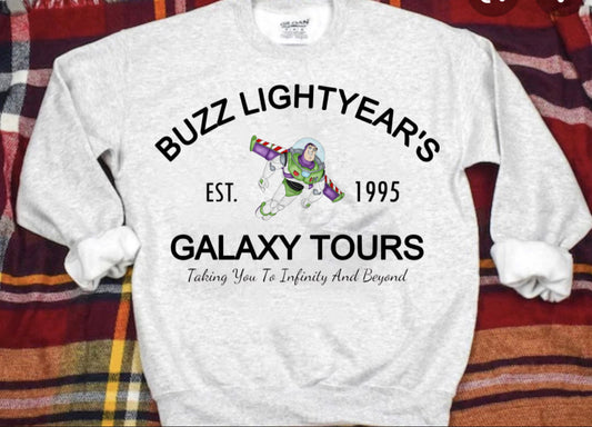 Galaxy tour crewneck