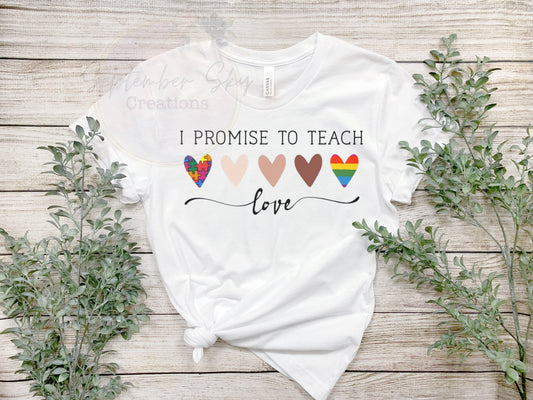 I promise to teach my babies to love