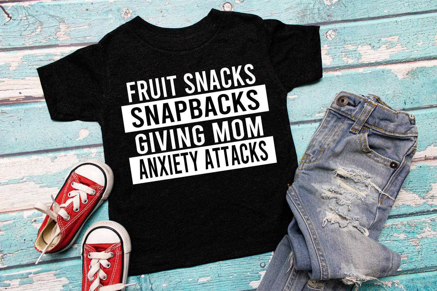 Fruit snacks, snapbacks, giving mom anxiety attacks