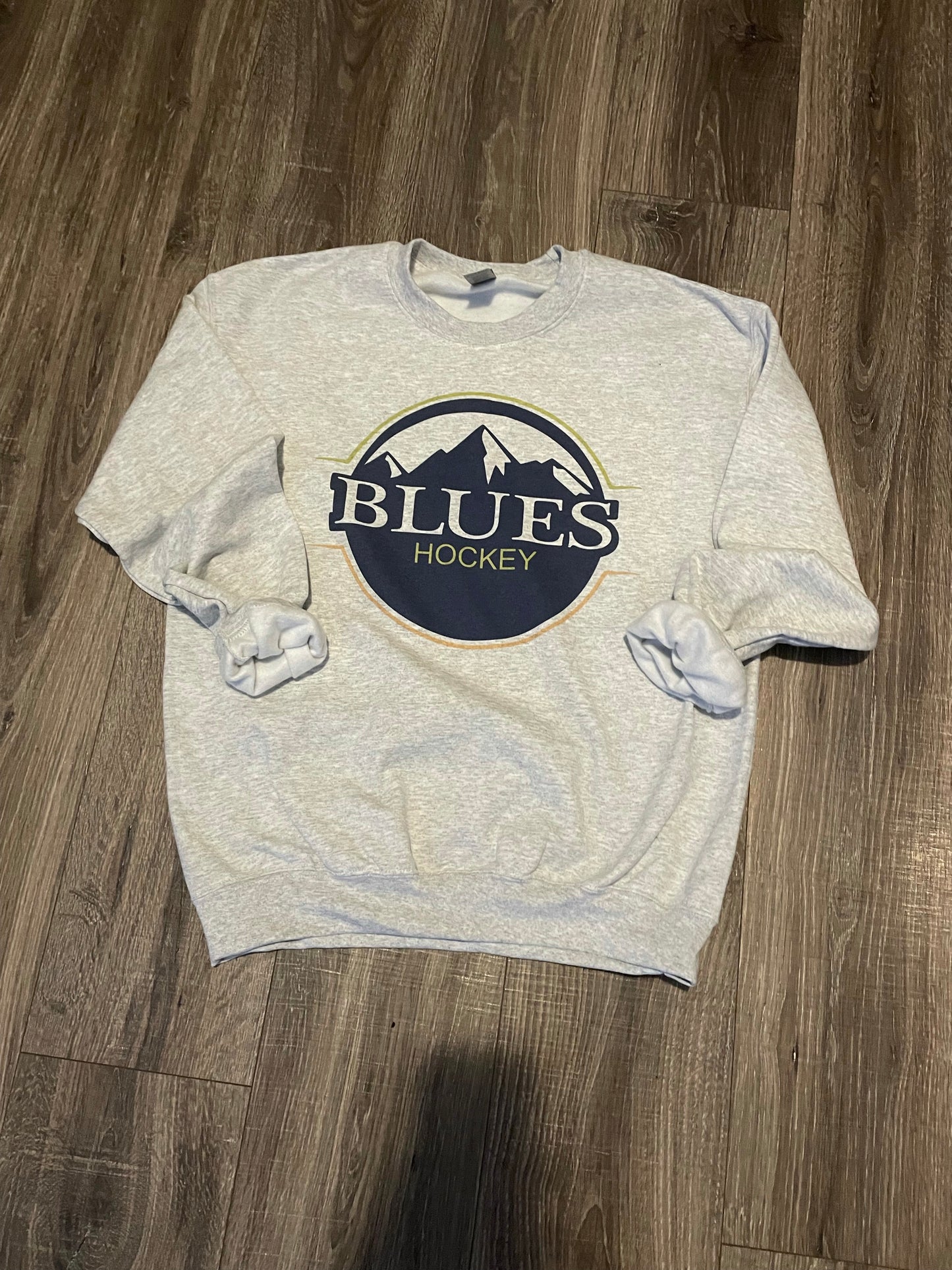 B L U E S hockey sweatshirt