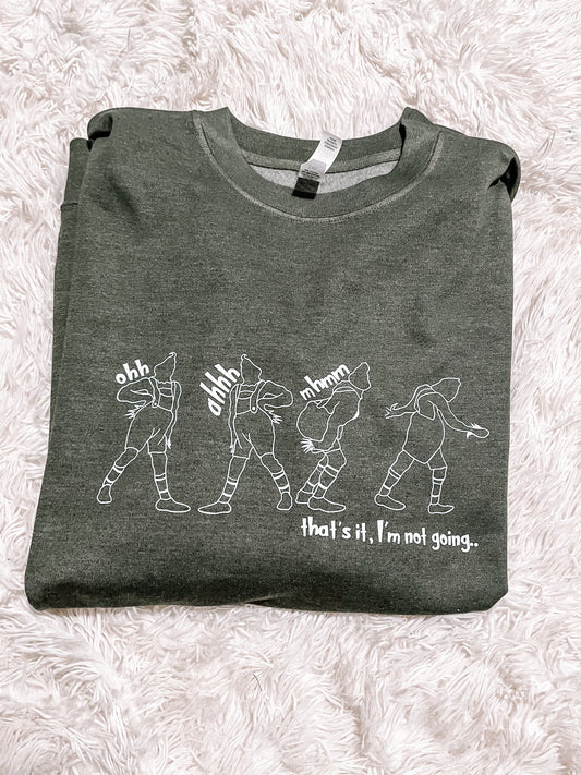 That’s it I’m not going